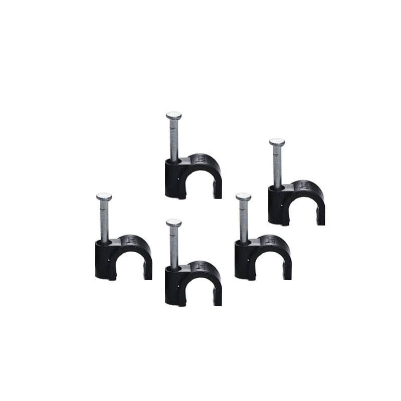 Cable Clips for Round Cable (Per 100)-8-Black