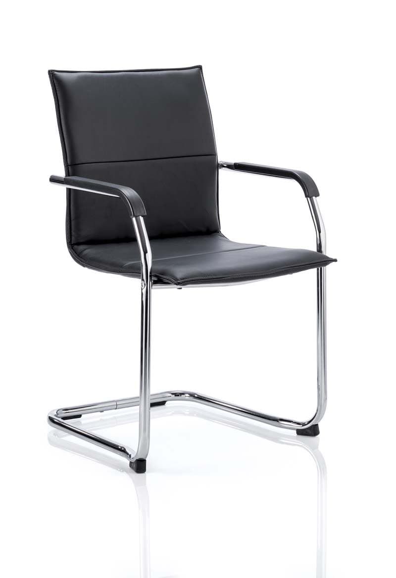 Echo Bonded Leather Visitor Chair - Available in Black, White or Red Huddersfield