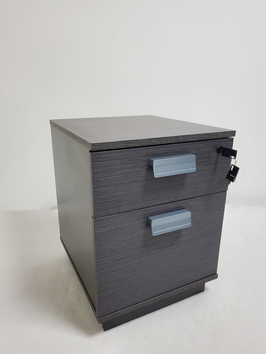 Providers Of Grey Oak Pedestal with One Door and One Drawer - WKO-S0504 Near Me