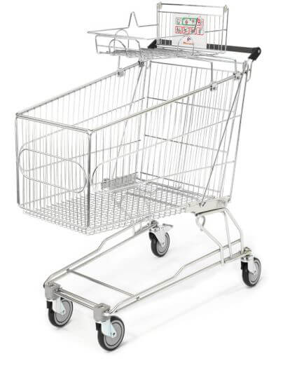 Car Seat Carrier Family Trolley with Brake for Family Supermarket