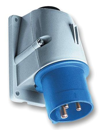 2CMA193290R1000 Easy & Safe Series&#44; IP44 Blue Wall Mount 2P+E Right Angle Industrial Power Socket&#44; R