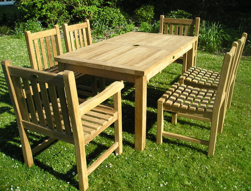 Providers of Southwold Rectangular Teak 150cm Table Set with Southwold Chairs UK