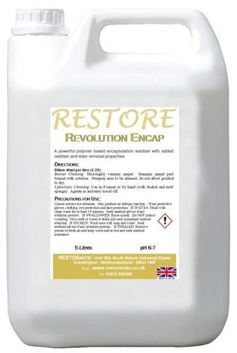 UK Suppliers Of Revolution Encap (5L) For The Fire and Flood Restoration Industry