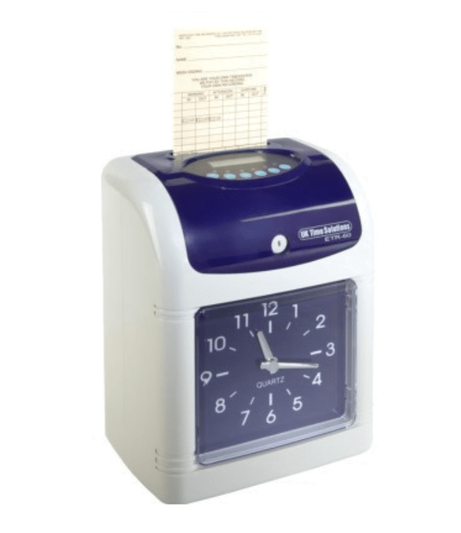 Leading Suppliers Of ETR&#45;60 Electronic Clocking In Machine (Monthly Time Card) For Employees