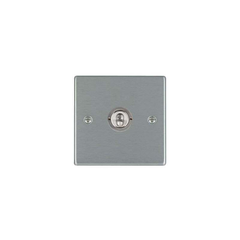 Hamilton Hartland 1 Gang 20AX Toggle Switch Satin Stainless