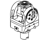 Radial driven tool H&#61;90mm