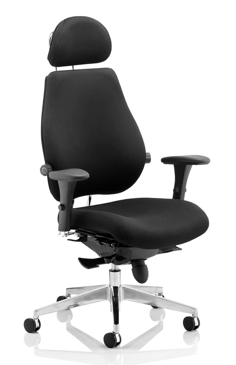 Providers Of Chiro Plus Ultimate High Back Fabric Ergonomic Office Chair - Recommended by Leading UK Chiropractor Doctor UK