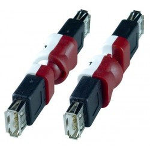 USB 2.0 Type B Flexible Gender Changer, Female to Female