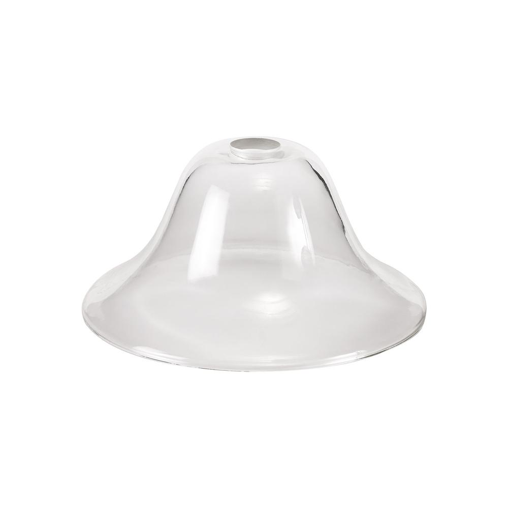 Luxuria Serena Smooth Bell 30cm Clear Glass (D) Lampshade