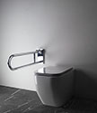 Hinged Toilet Grab Bar (150G)