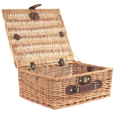 Superior NATURAL WICKER Hamper (14") 36x30x16cm - MEDIUM