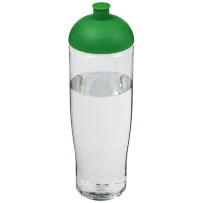 H2O ACTIVE® TEMPO 700 ML DOME LID SPORTS BOTTLE in Clear Transparent & Green.