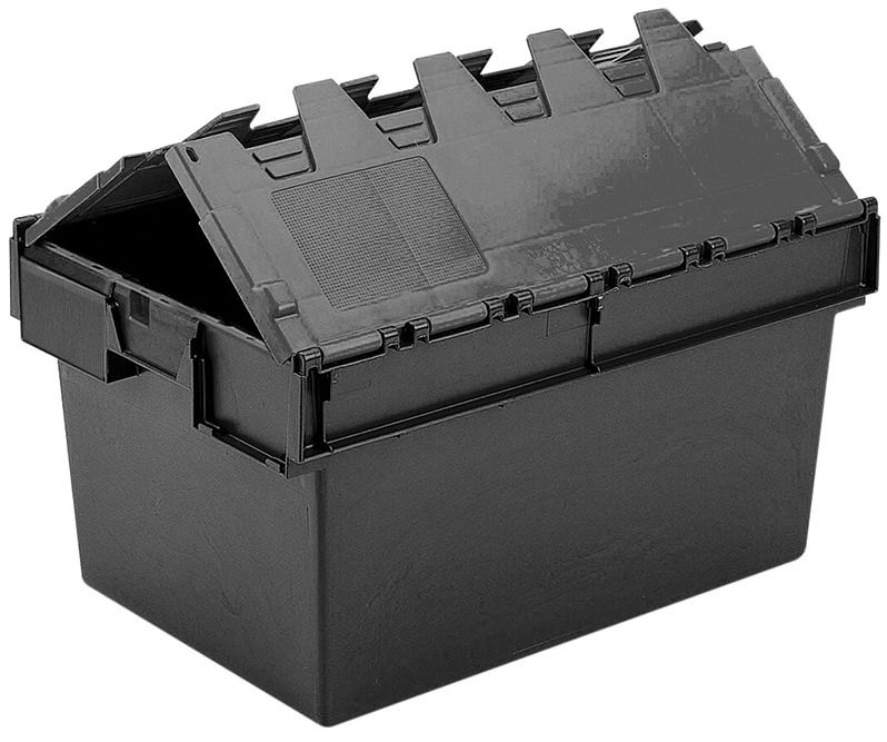 UK Suppliers Of 600x400x250 Blue Lidded Container (43 Ltr) For Industrial Industry