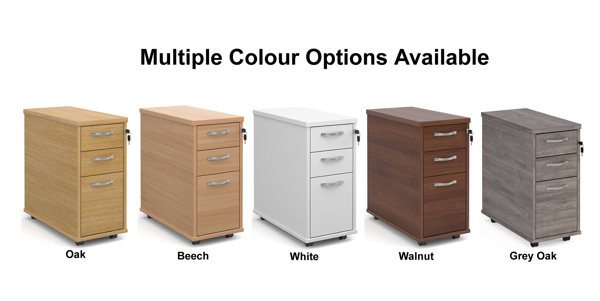 Providers Of Universal Three Drawer Tall & Slimline Mobile Pedestal - 300mm Wide North Yorkshire