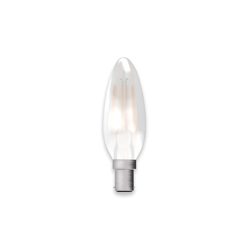 Bell Dimmable Satin LED Filament Candle B15 2700K 3.3W