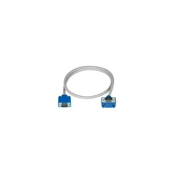 VEXT-UAS-10-MM - VGA Up Angled Straight Cable 90-Degree Connector WUXGA 10 ft 15HD Male - 15HD Male Gray