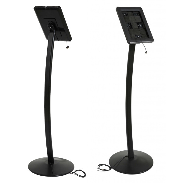 Curved Floor Standing iPad Kiosk