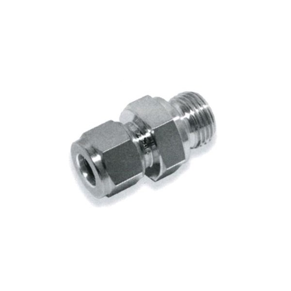 12mm OD Hy-Lok x 1/2" BSPP Male Connector 316 Stainless Steel