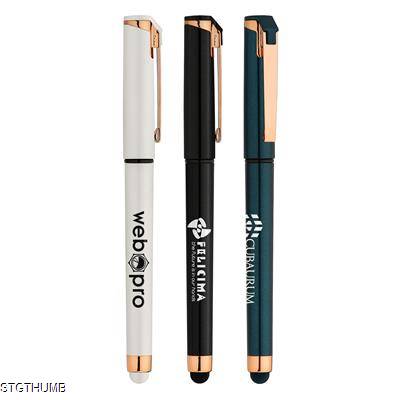 ISLANDER GEL PEARL ROSE GOLD STYLUS PEN.