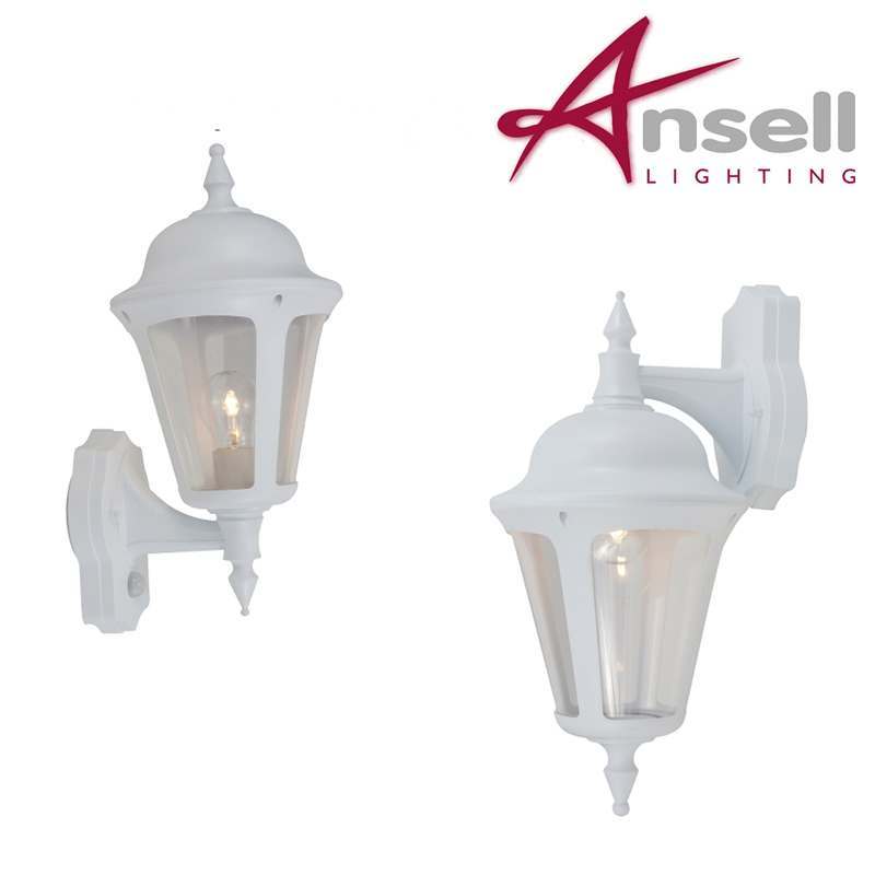 Ansell Latina Polycarbonate Wall Lantern White