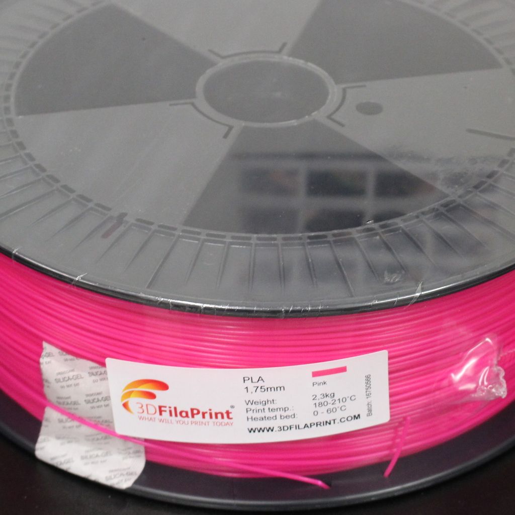 2.3KG 3D FilaPrint Fluorescent Pink Premium PLA 1.75mm 3D Printer Filament