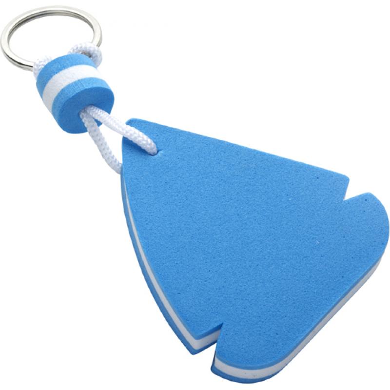 EVA sail ship shaped, floating key chain