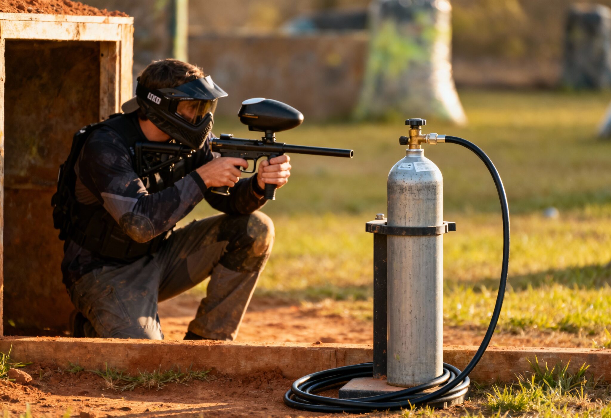 Paintball Co2 Tanks with Siphon Tube