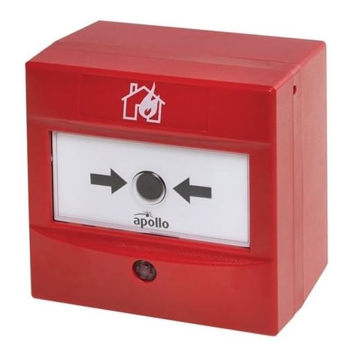 Apollo Addressable Intelligent Manual Call Point in Red