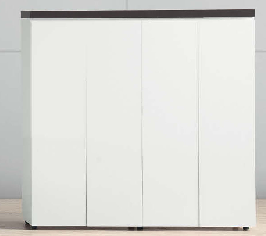 Providers Of Gloss White Bookcase with Bonded Leather Top - B1361 Near Me