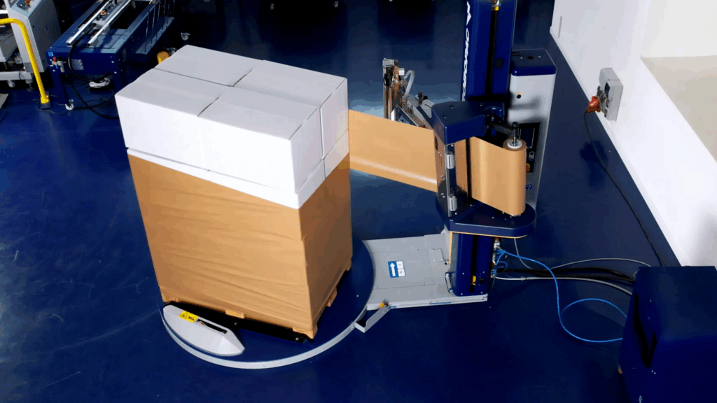 What are the benefits of a service contract for my wrapping equipment?