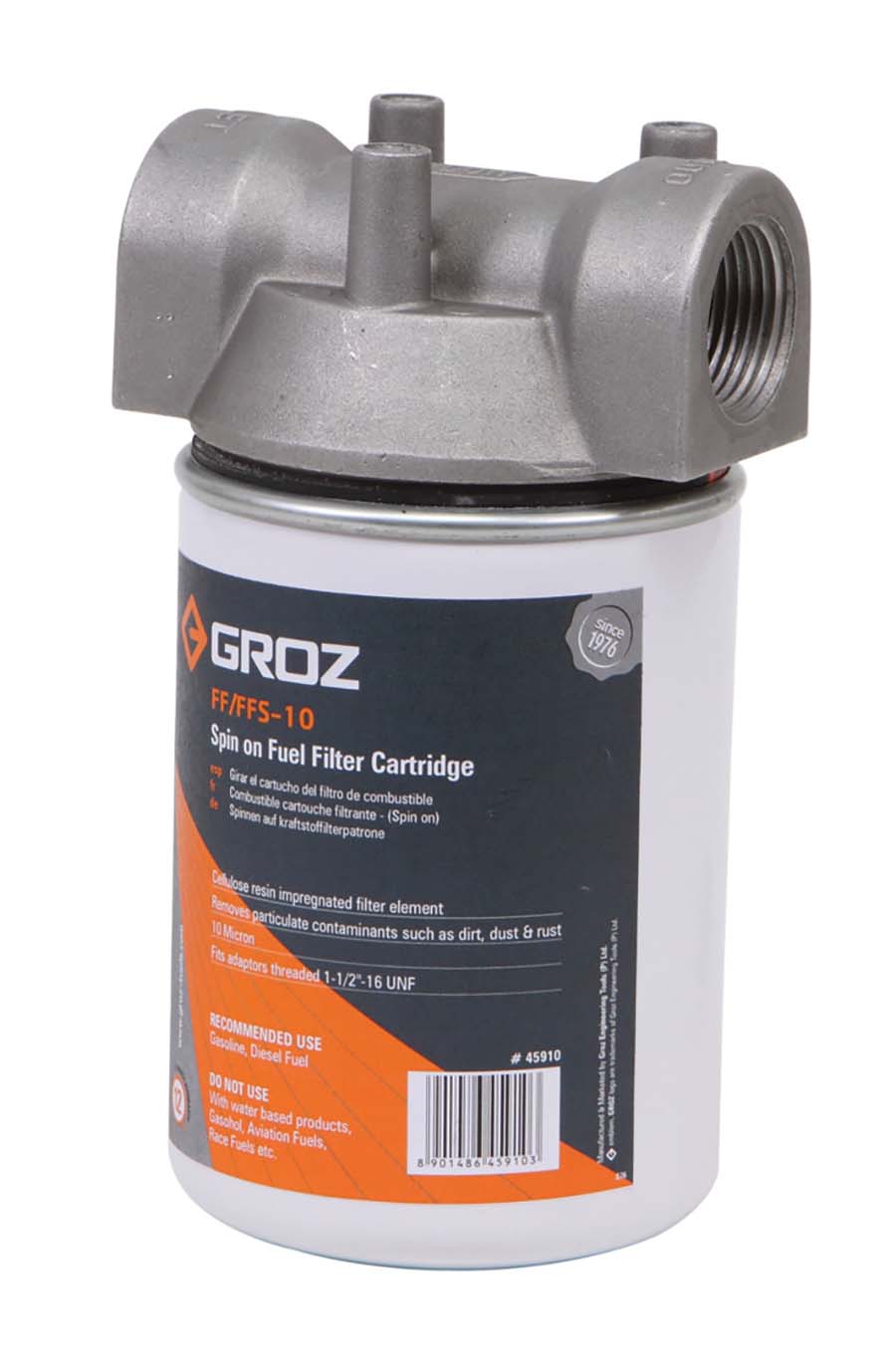 GROZ Fuel Filter Spin On Cartridge