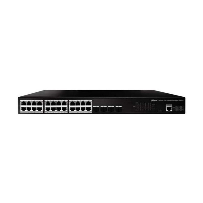 Dahua 24-Port PoE Gigabit Managed Switch