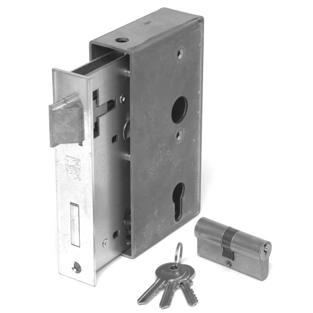 Weld In Lock 30mm Case Width - Keyed Alike