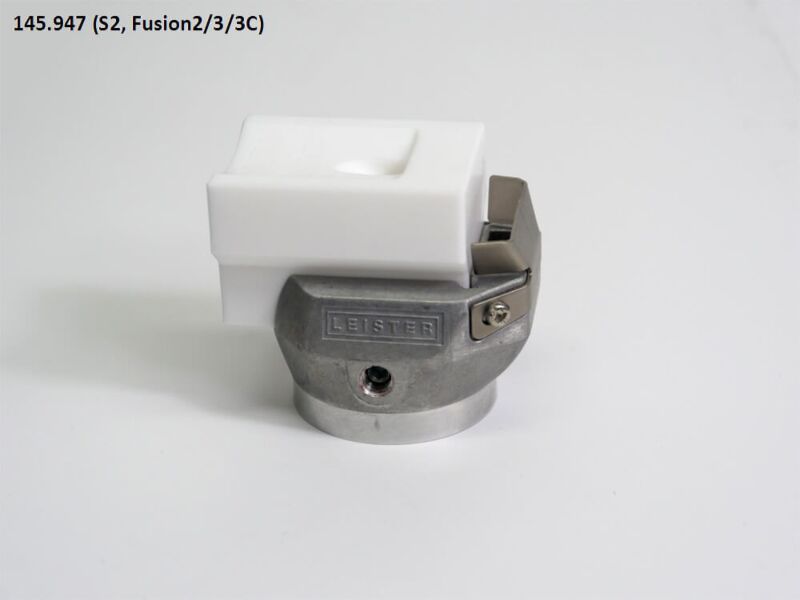 Leister 30mm Overlap Welding Shoe 145.947 for WELDPLAST S2, FUSION 2/3/3C