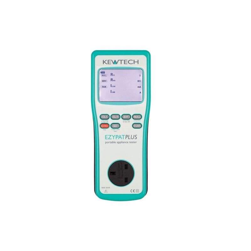 Kewtech Battery Operated PAT Tester Run Leakage