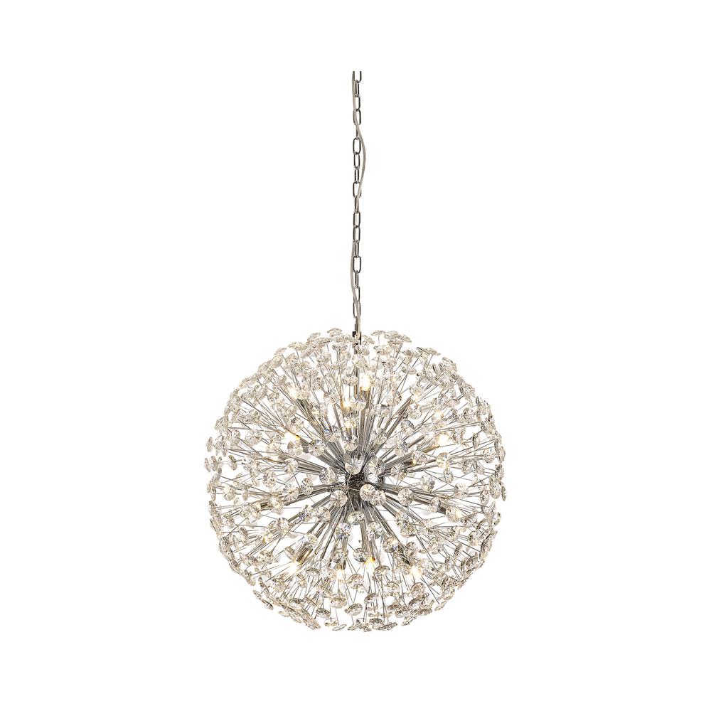 Luxuria Paramount Pendant 60cm Sphere 16 Light G9 Polished Chrome / Crystal