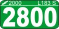 L183 S - 2800 (Kg insert for L114L Labels)
[L183S]