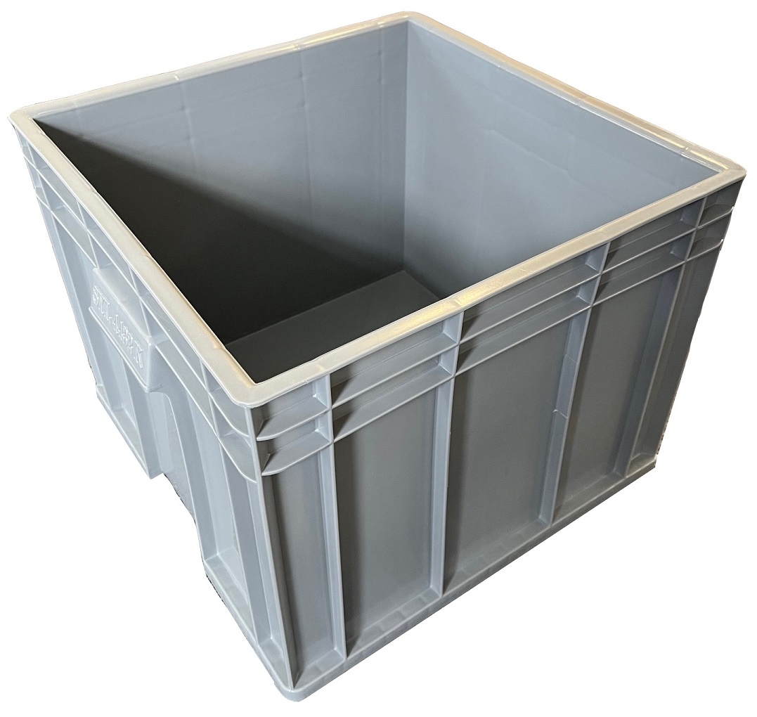 40 Litre Square Heavy Duty Industrial Stacking Plastic Plate Box