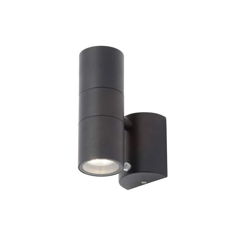 Forum Leto Twin Wall Spotlight 2xGU10 with Photocell Black