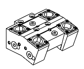 Geared-up radial driven tool re-directed by 36mm Ratio&#61;1:2