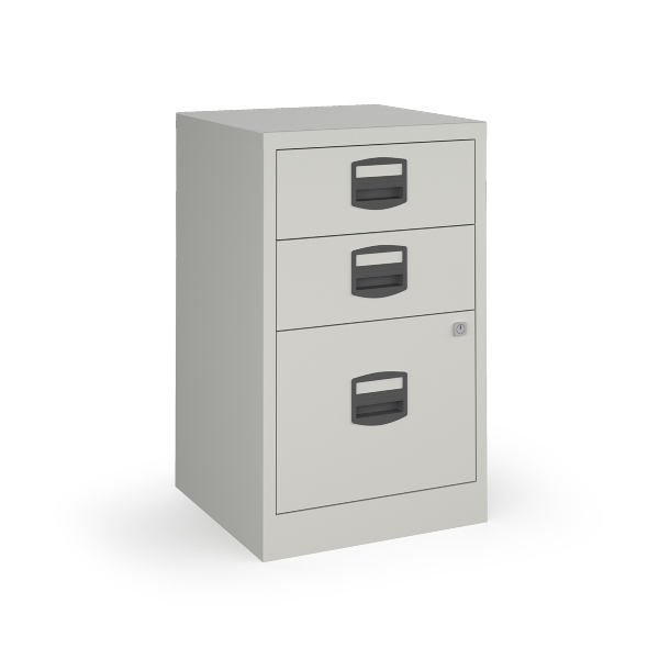 Bisley A4 Home Filer with 3 Drawers - Grey