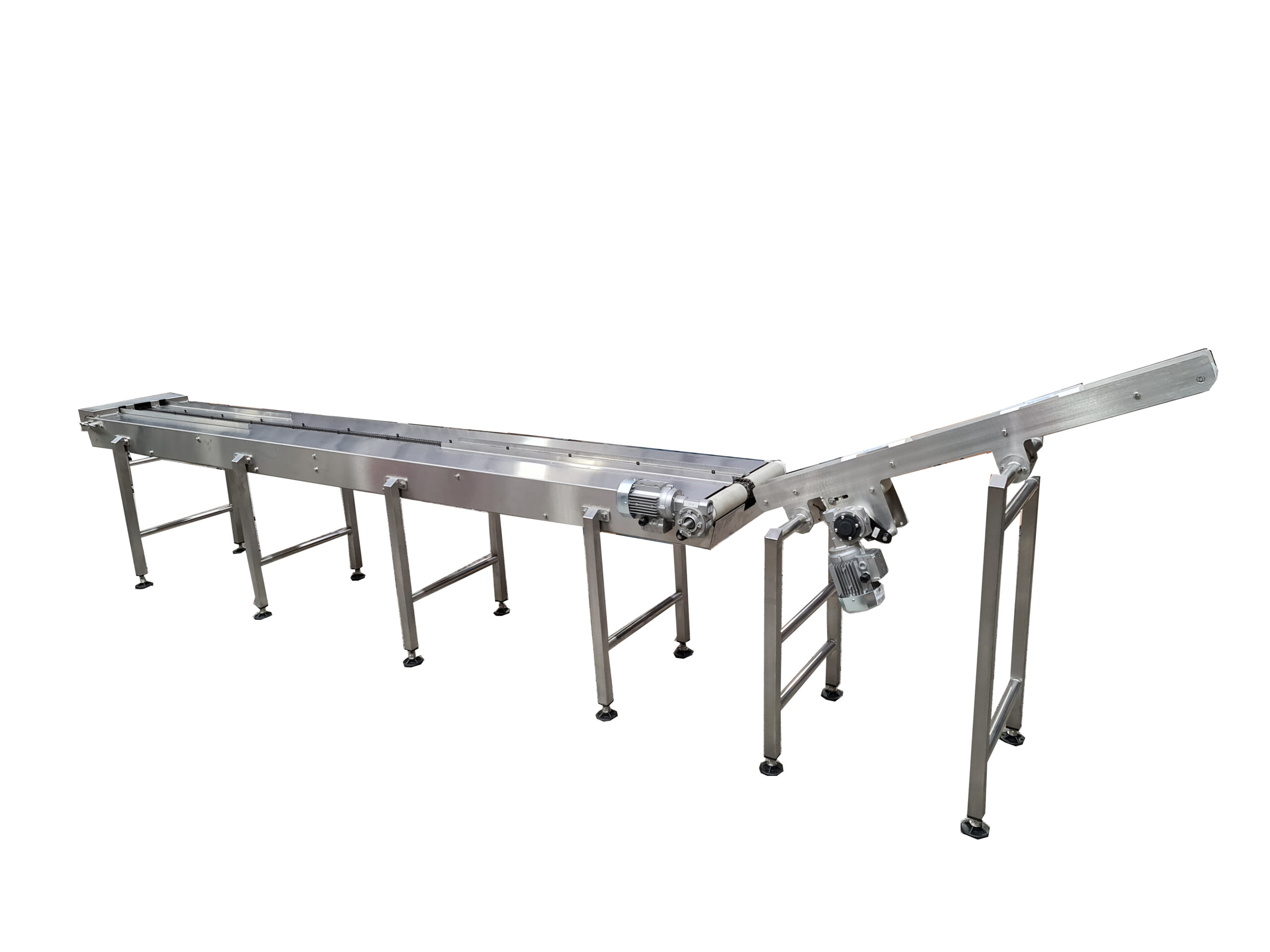 UK Suppliers of Stainless steel chain peg tab indexing conveyors