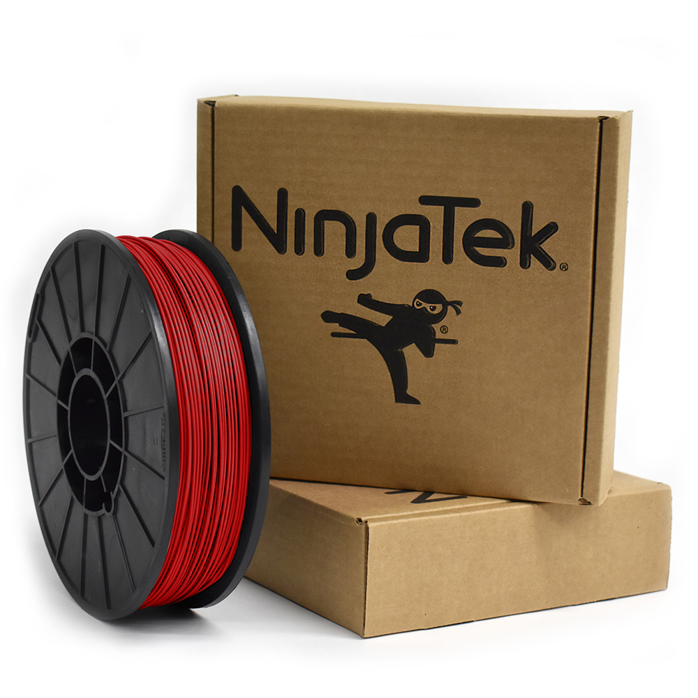 NinjaFlex 85A TPU Red Fire 3mm filament for 3D printers 750gms