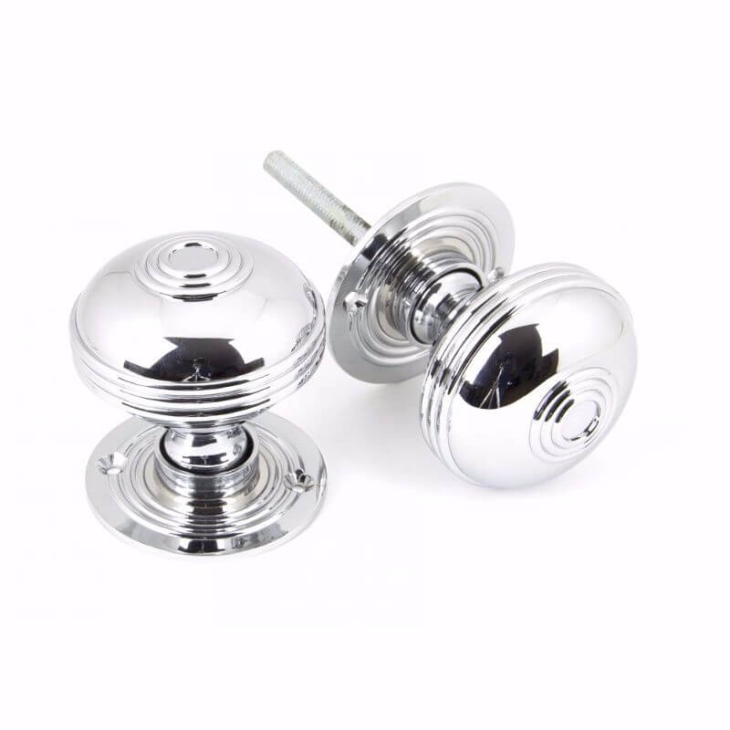 Anvil 90275 Pol. Chrome 63mm Mor/Rim Knob Set