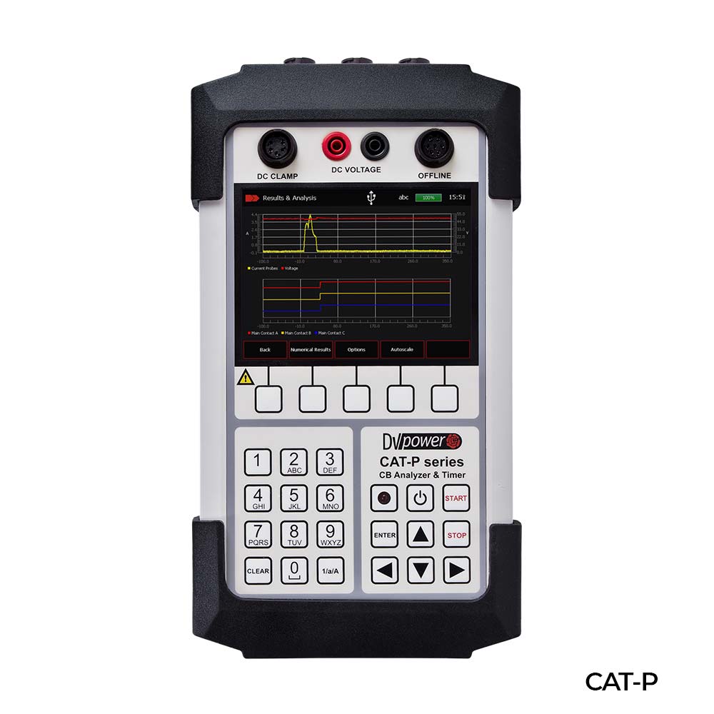 Manufacturers of DV Power CAT-P Circuit Breaker Analysers and Timer