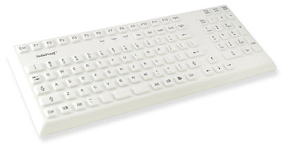 KG14013 Indukey TKG-105-MED-IP68 Medical Keyboard IP68 Rated with antimicrobial agent. USB-US Colour: grey