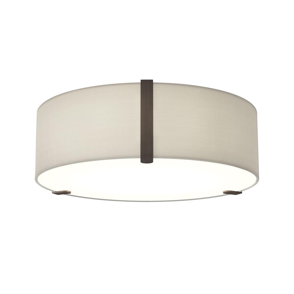 Astro Salina 400 Putty Fabric / Bronze Ceiling Light