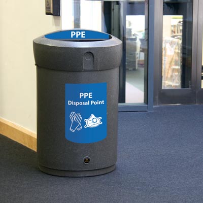 Manufacturers Of Envoy&#8482; PPE Disposal Bin - 110Ltr