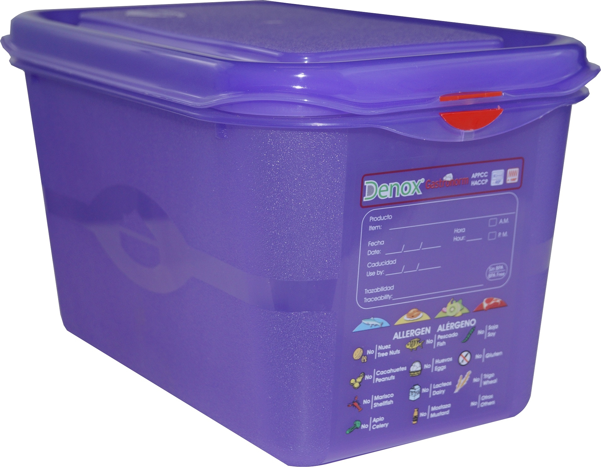 Allergen Airtight Gastronorm Food Grade Container 1/4 4.3 Litres