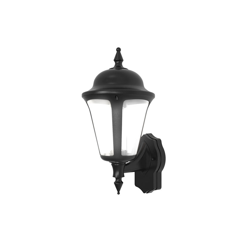 Ansell Latina LED Wall Lantern 8W Black